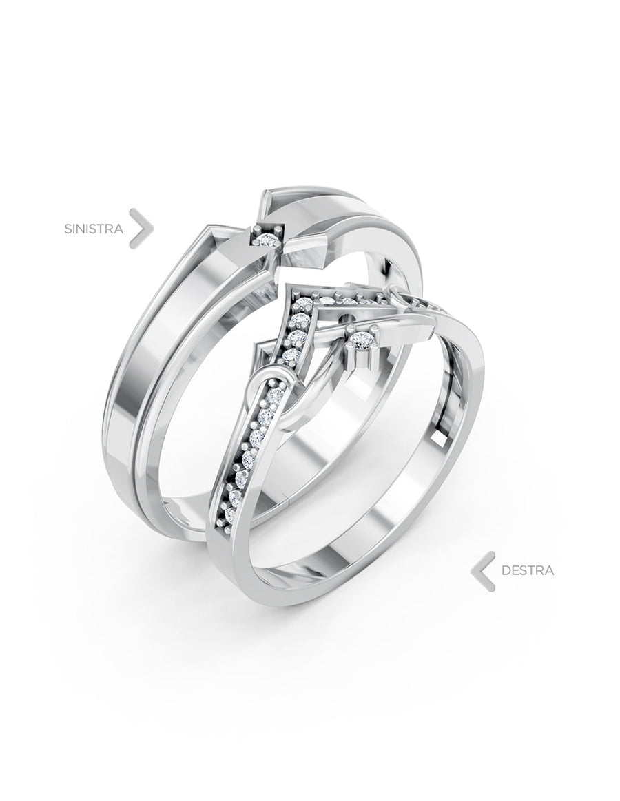 Argolla de matrimonio - unión perfecta - UNITI84