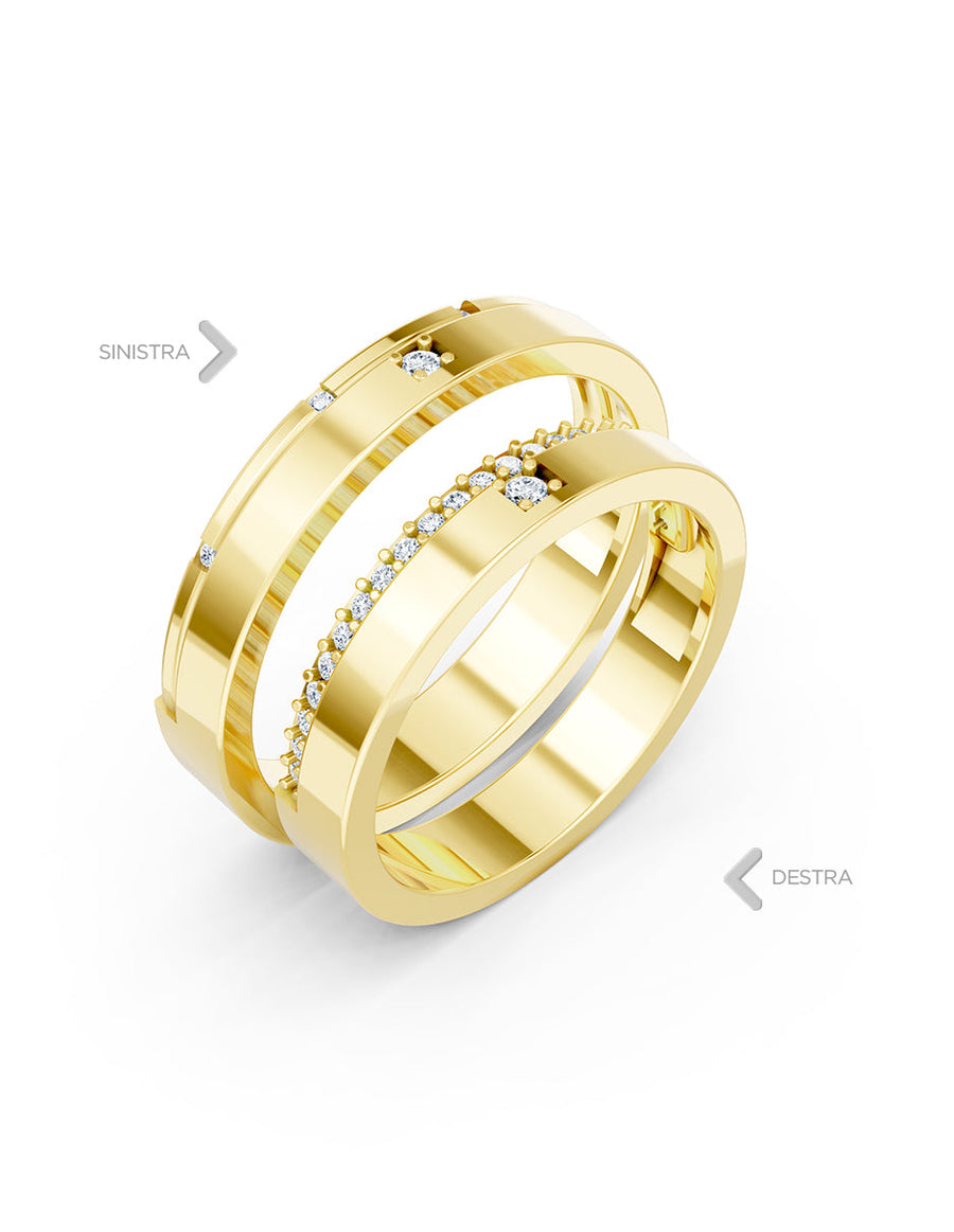 Argolla de matrimonio - unión perfecta - UNITI85