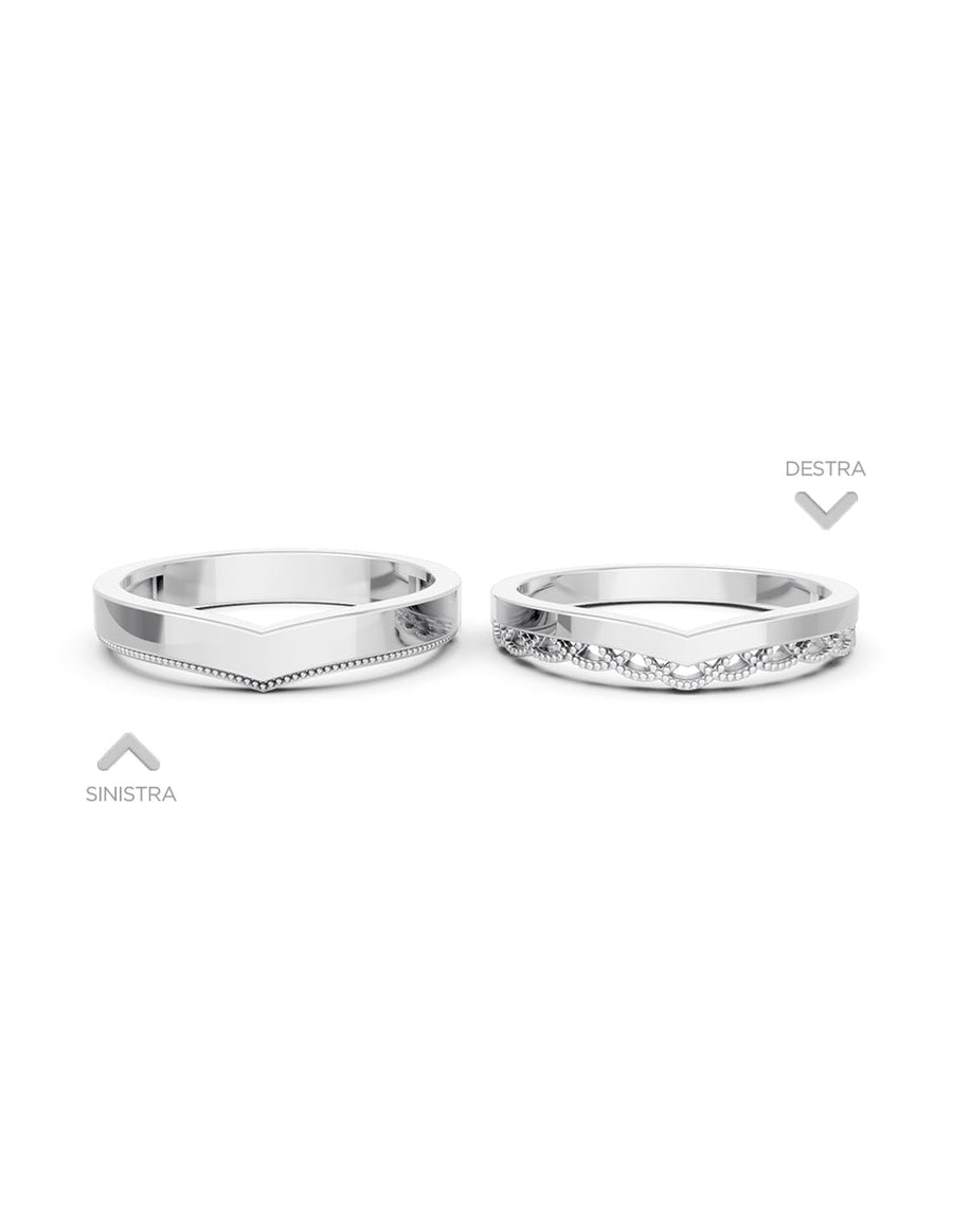 Argolla de matrimonio - unión perfecta - UNITI86
