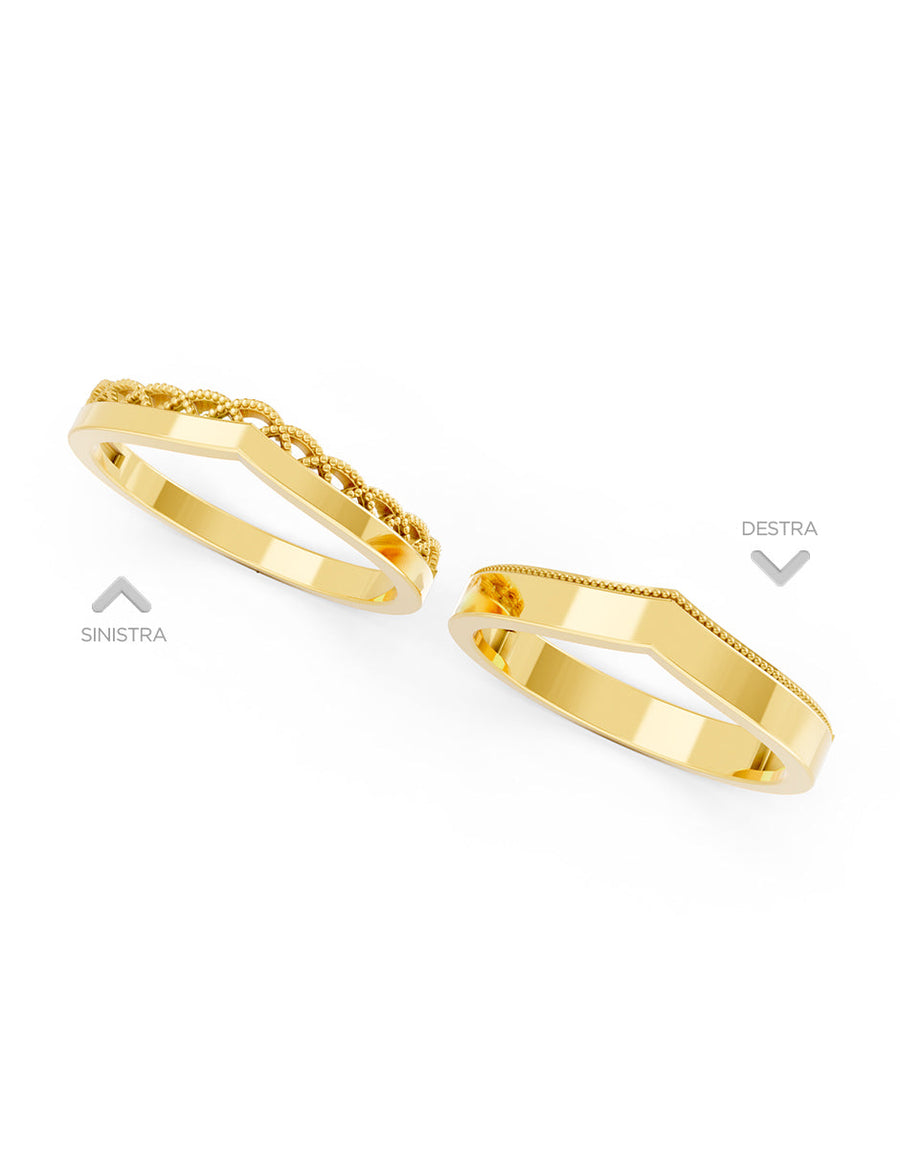 Argolla de matrimonio - unión perfecta - UNITI86