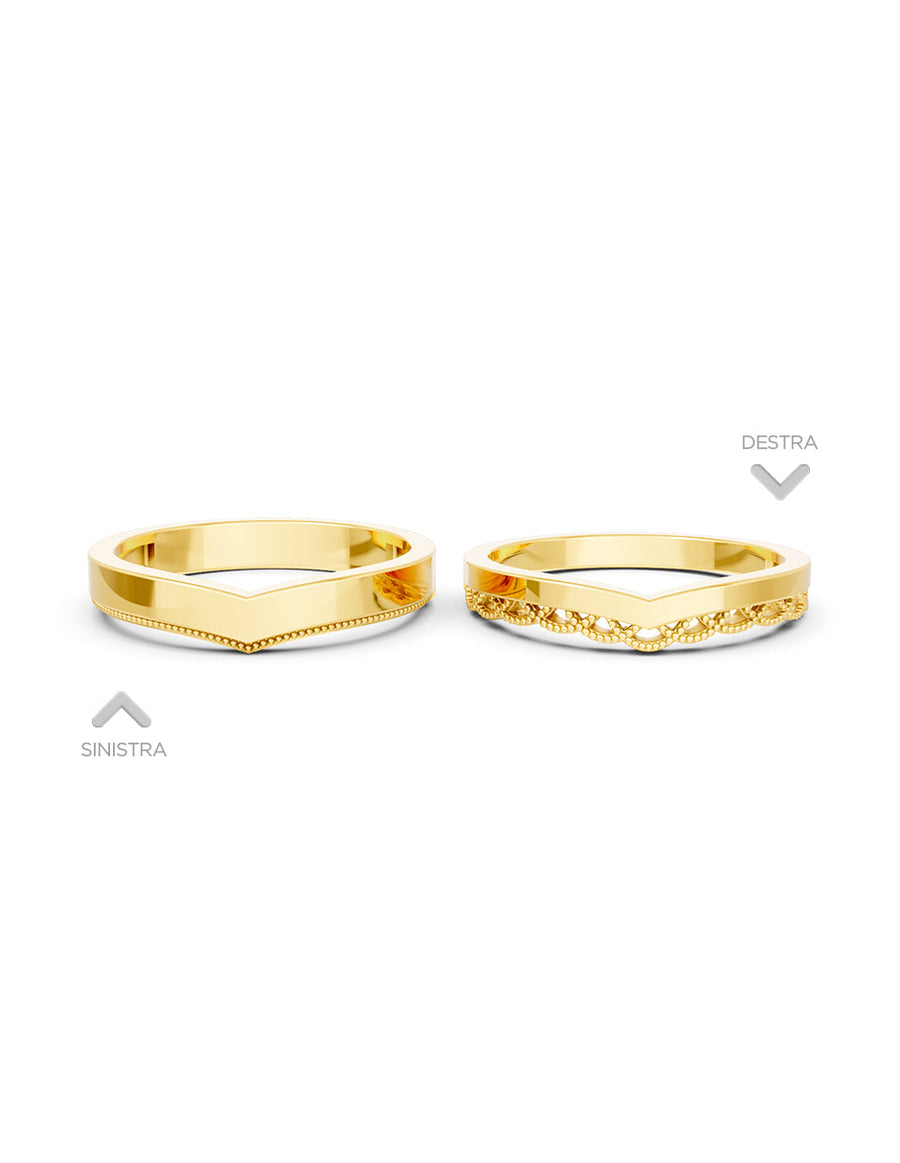 Argolla de matrimonio - unión perfecta - UNITI86
