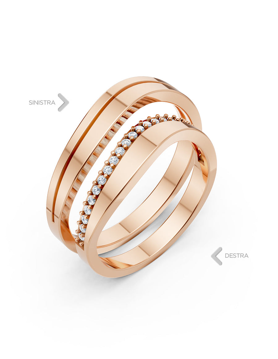 Argolla de matrimonio - unión perfecta - UNITI87