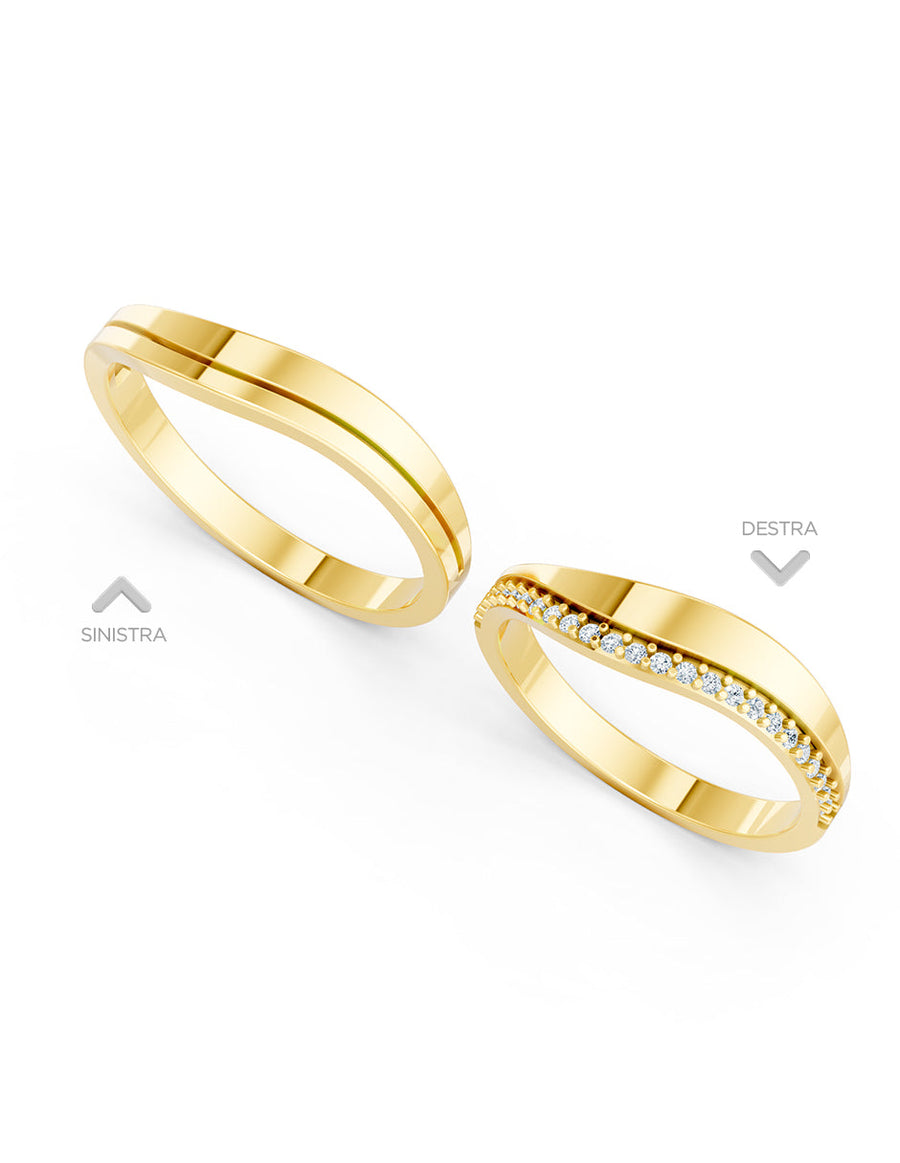 Argolla de matrimonio - unión perfecta - UNITI87