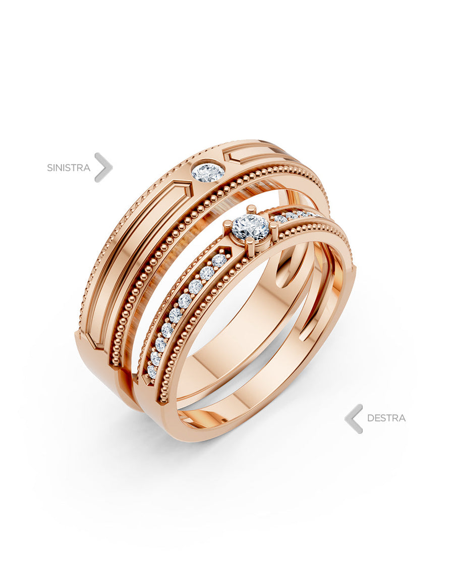 Argolla de matrimonio - unión perfecta - UNITI89