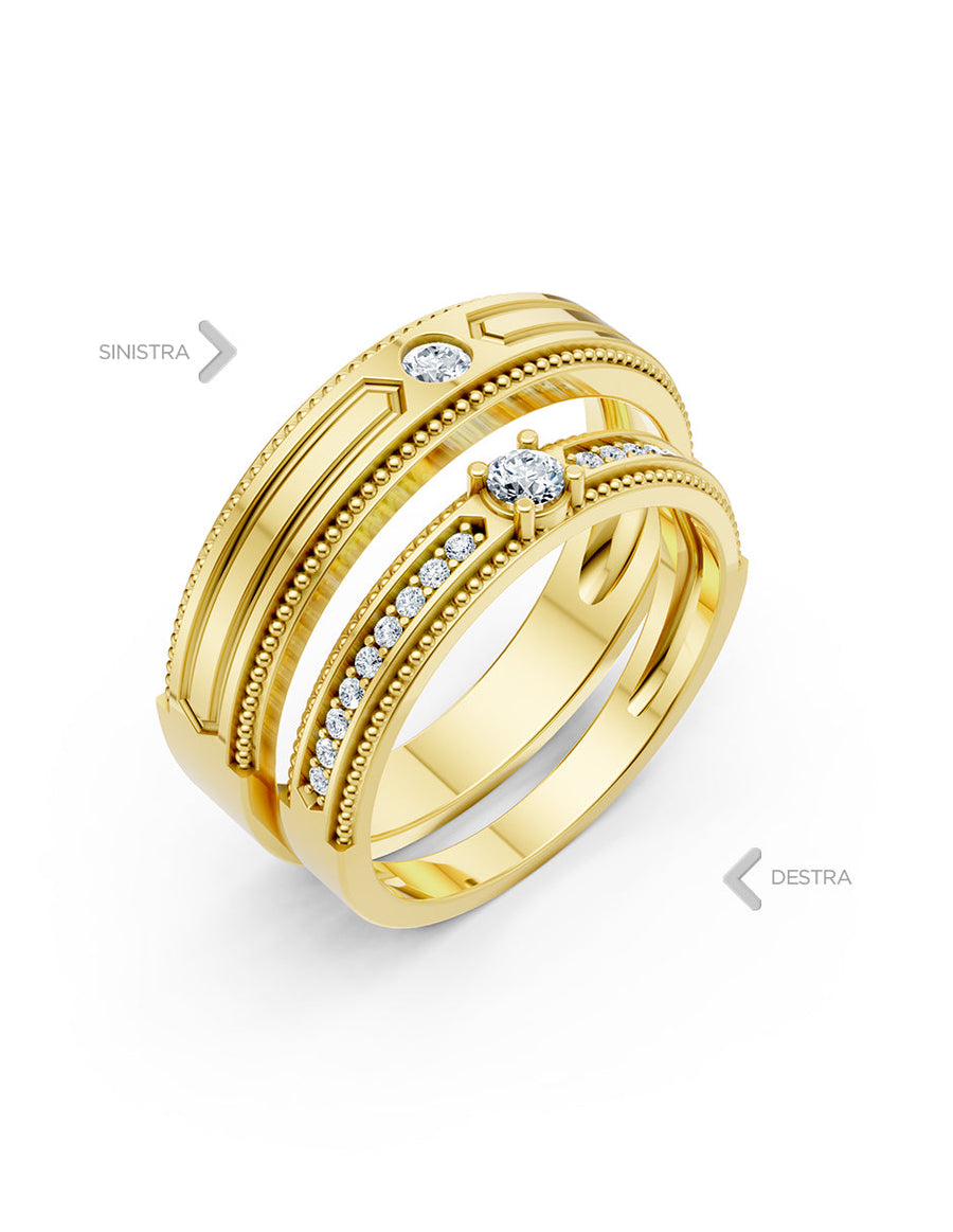 Argolla de matrimonio - unión perfecta - UNITI89