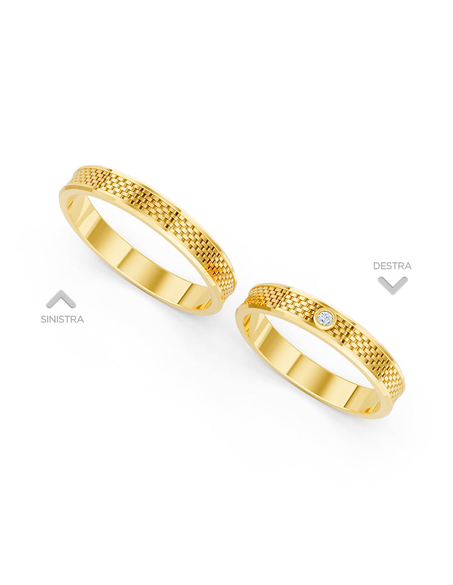 Argolla de matrimonio - unión perfecta - UNITI9
