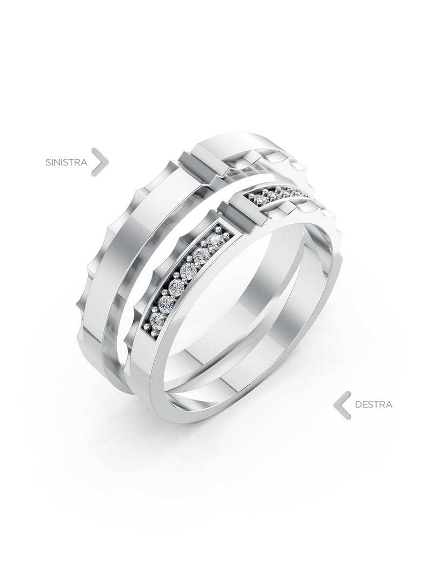 Argolla de matrimonio - unión perfecta - UNITI90