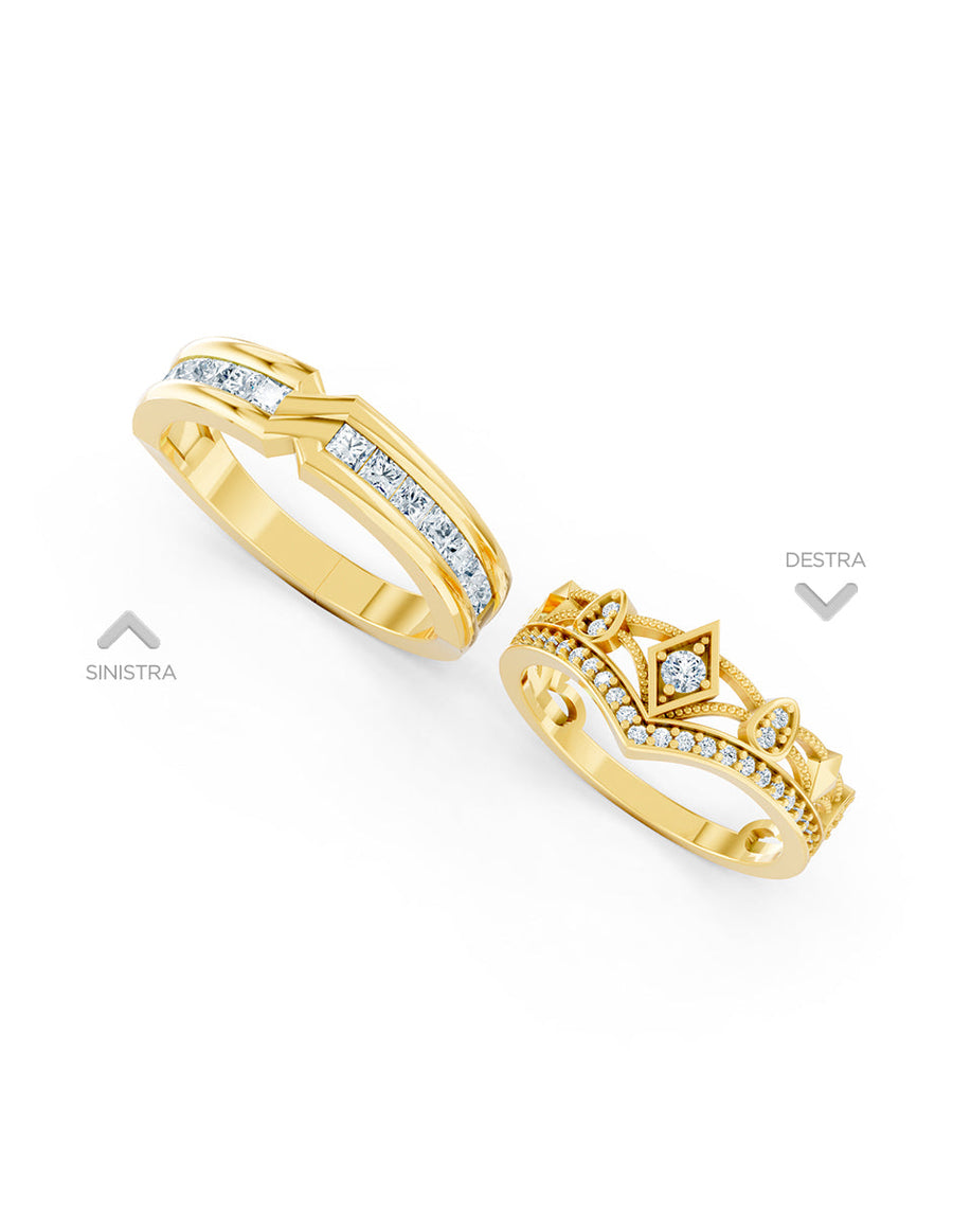 Argolla de matrimonio - unión perfecta - UNITI92