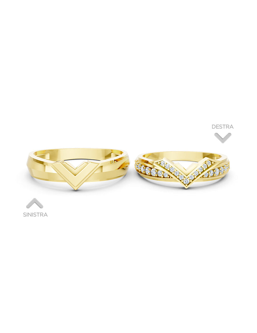 Argolla de matrimonio - unión perfecta - UNITI93