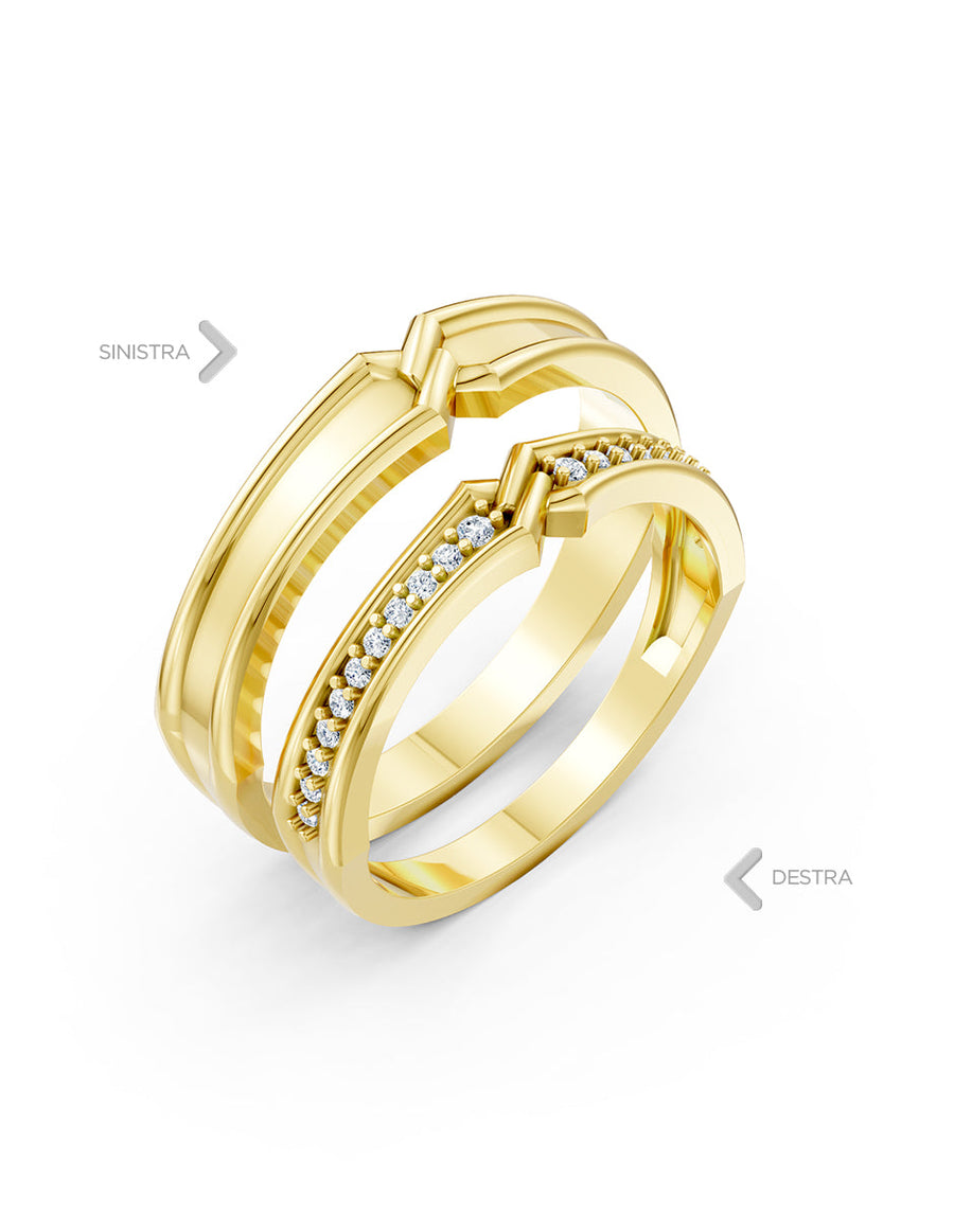 Argolla de matrimonio - unión perfecta - UNITI94