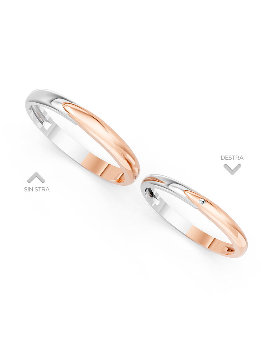 Argolla de matrimonio - unión perfecta - UNITI95