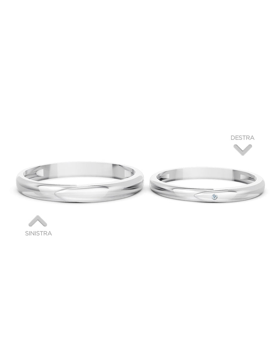 Argolla de matrimonio - unión perfecta - UNITI95
