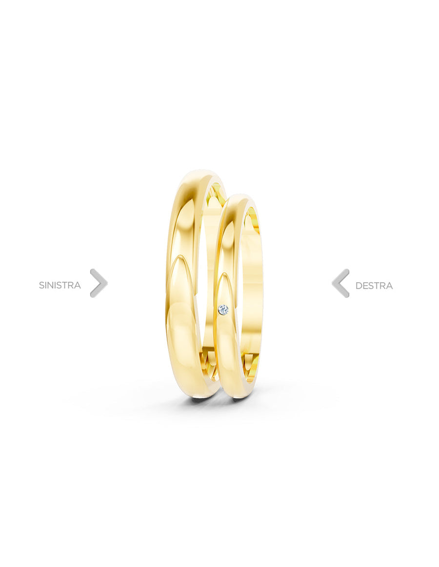 Argolla de matrimonio - unión perfecta - UNITI95