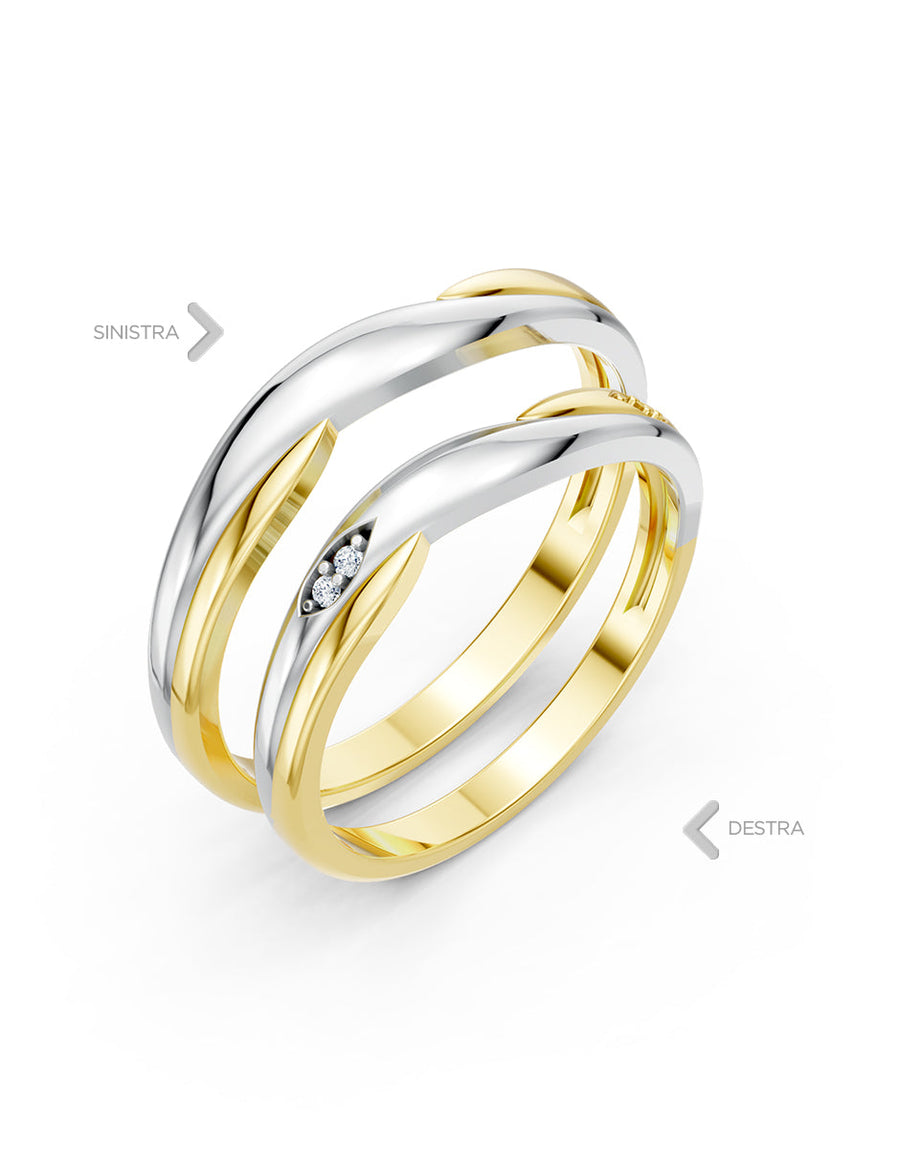 Argolla de matrimonio - unión perfecta - UNITI97
