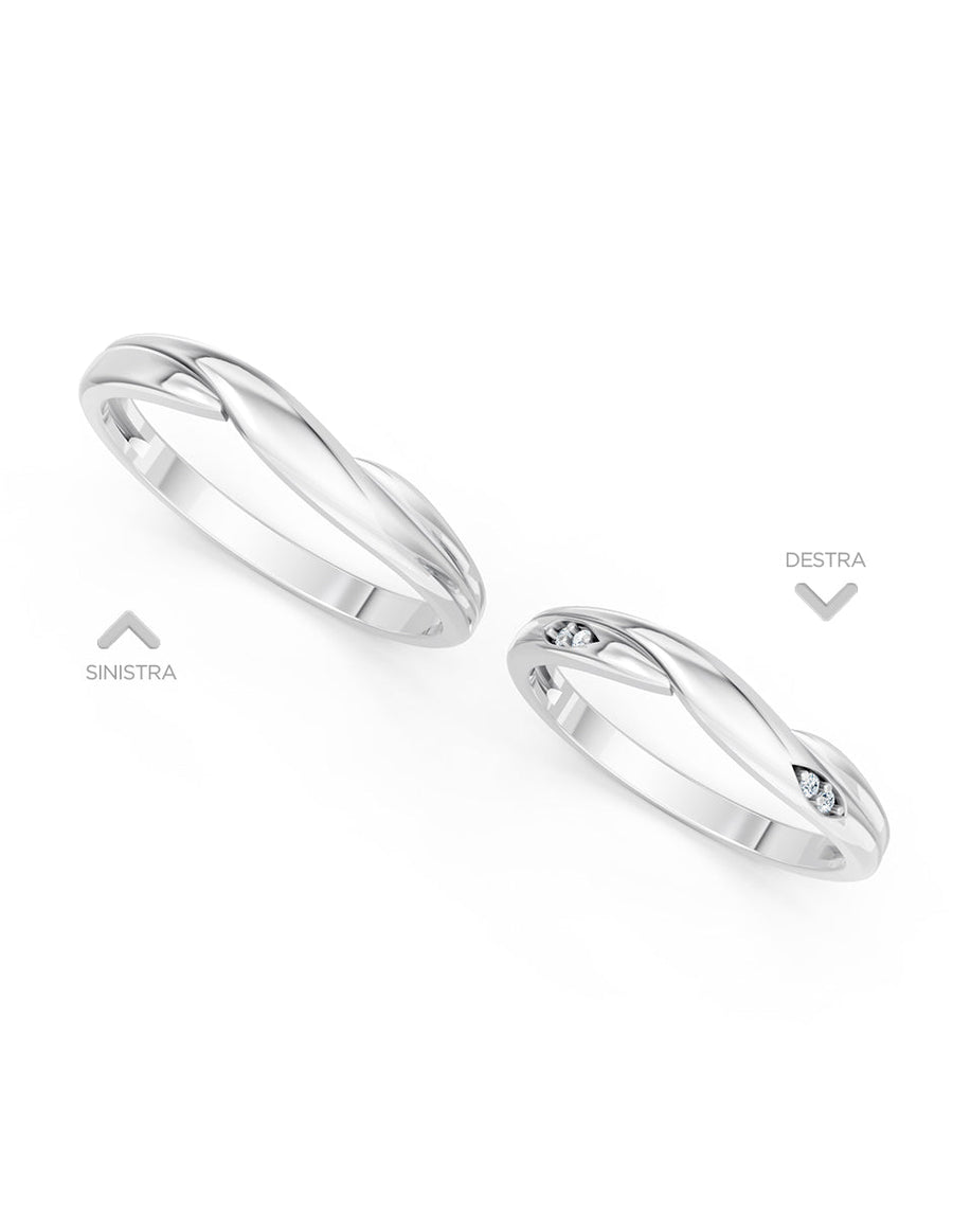 Argolla de matrimonio - unión perfecta - UNITI97