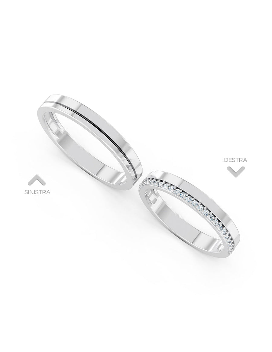 Argolla de matrimonio - unión perfecta - UNITI98