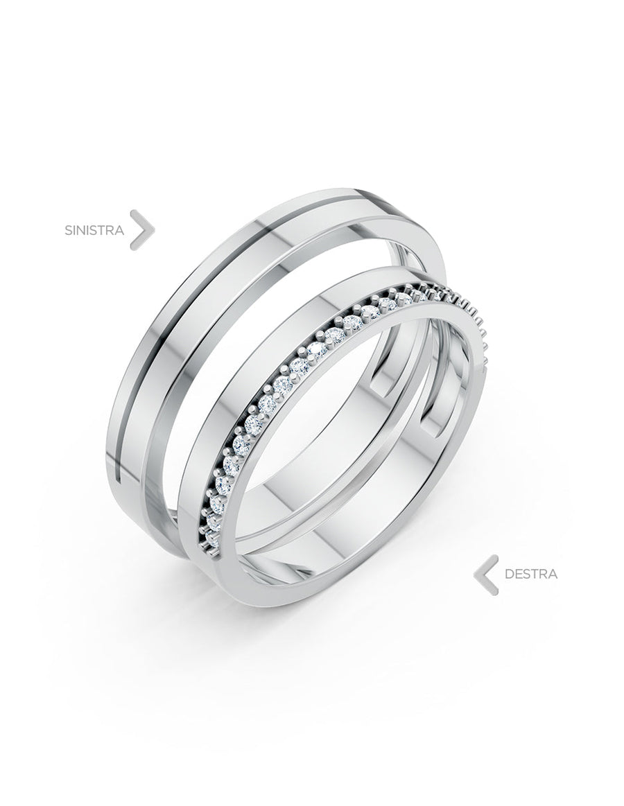 Argolla de matrimonio - unión perfecta - UNITI98