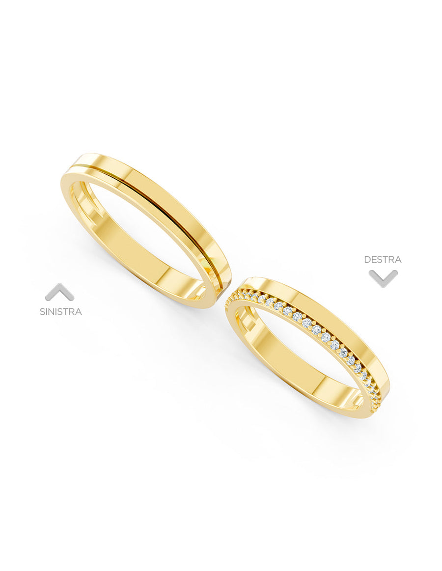 Argolla de matrimonio - unión perfecta - UNITI98