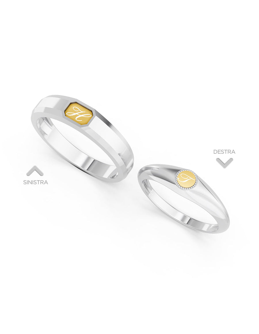 Argolla de matrimonio - unión perfecta - UNITI99