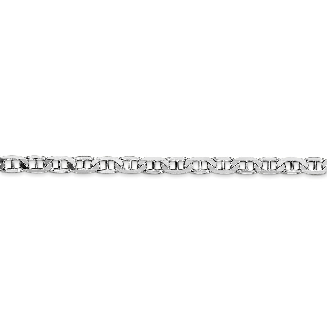 14k WG 3.75mm Concave Anchor Chain