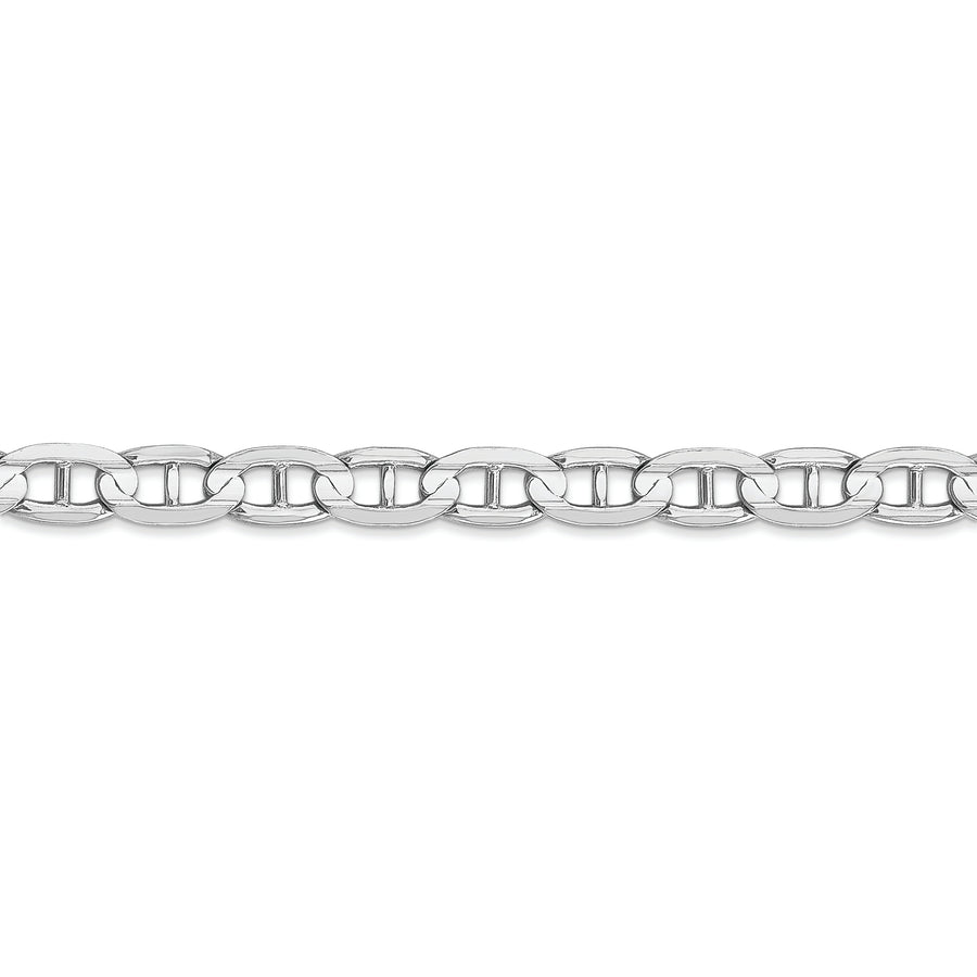 Cadena de ancla cóncava de 14k WG de 5,25 mm
