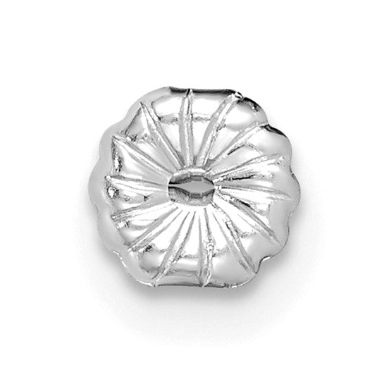 1 ct Lab Grown Diamond Stud Earrings, 14k White Gold with 4-Point Setting (VS+ F+)