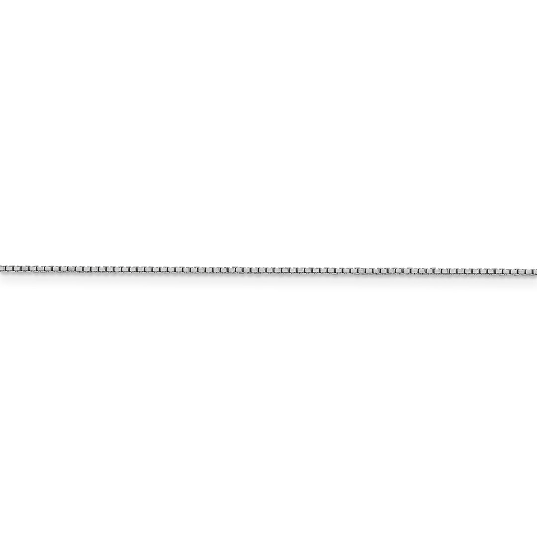 14k WG 0.95mm box chain