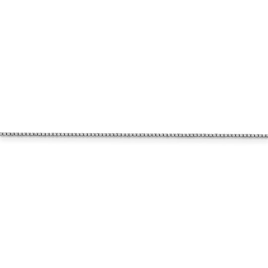14k WG 0.95mm box chain