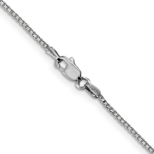 14k WG 1.1mm Box Chain