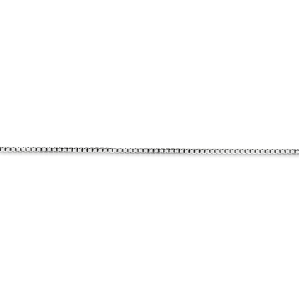 14k WG 1.3mm box chain
