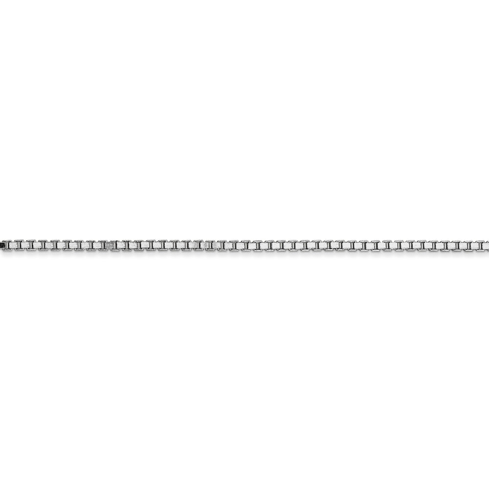 14k WG 1.5mm box chain