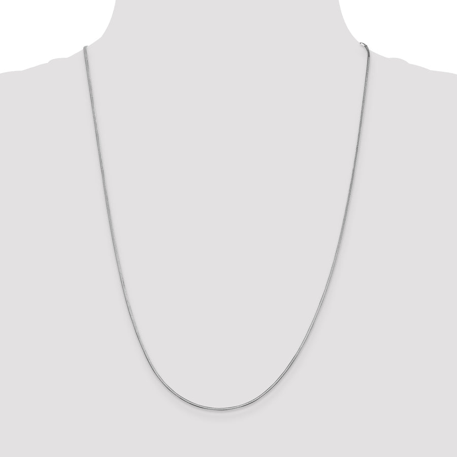 Cadena de serpiente octogonal de 1 mm y 14 k WG