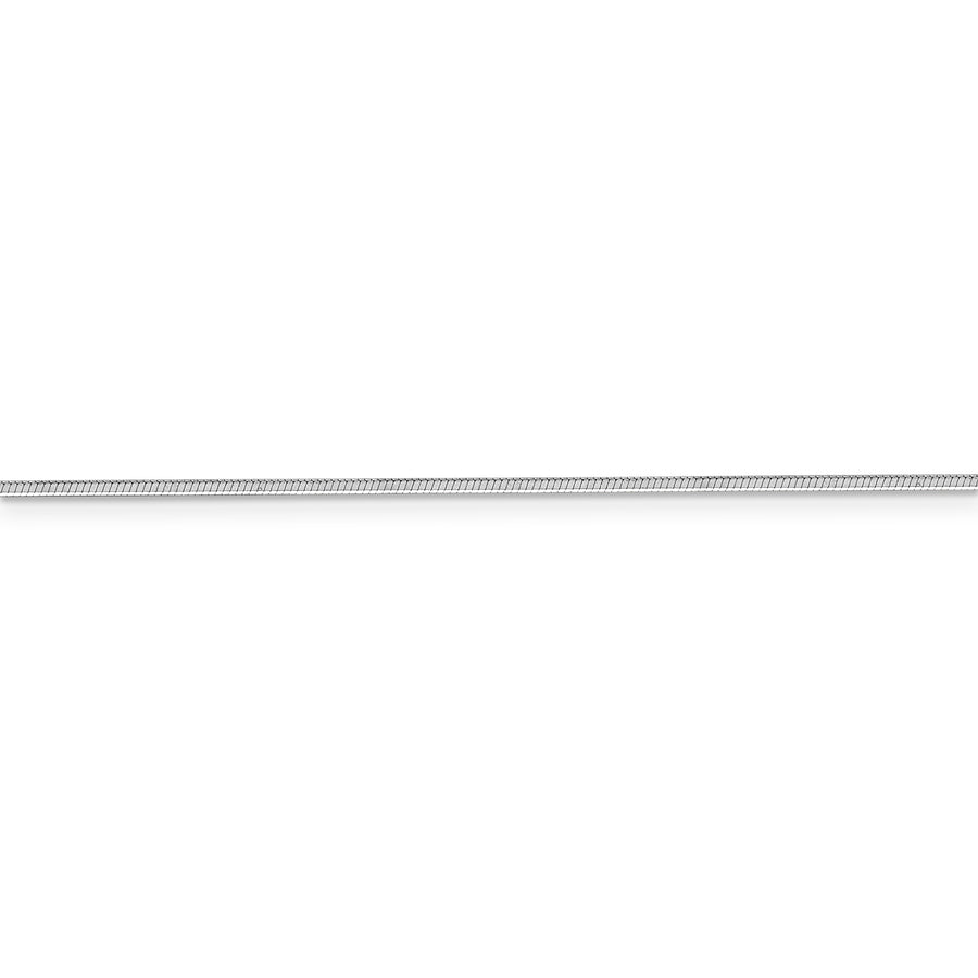 Cadena de serpiente octogonal de 1 mm y 14 k WG