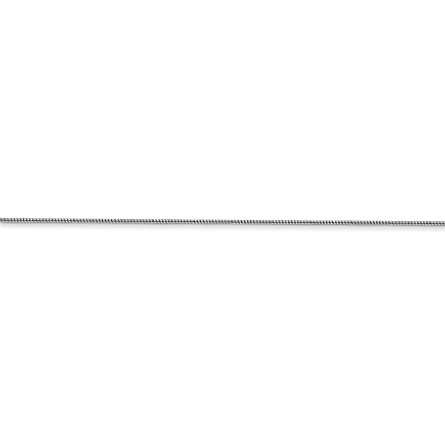 Cadena de serpiente redonda de 14 k WG de 0,6 mm