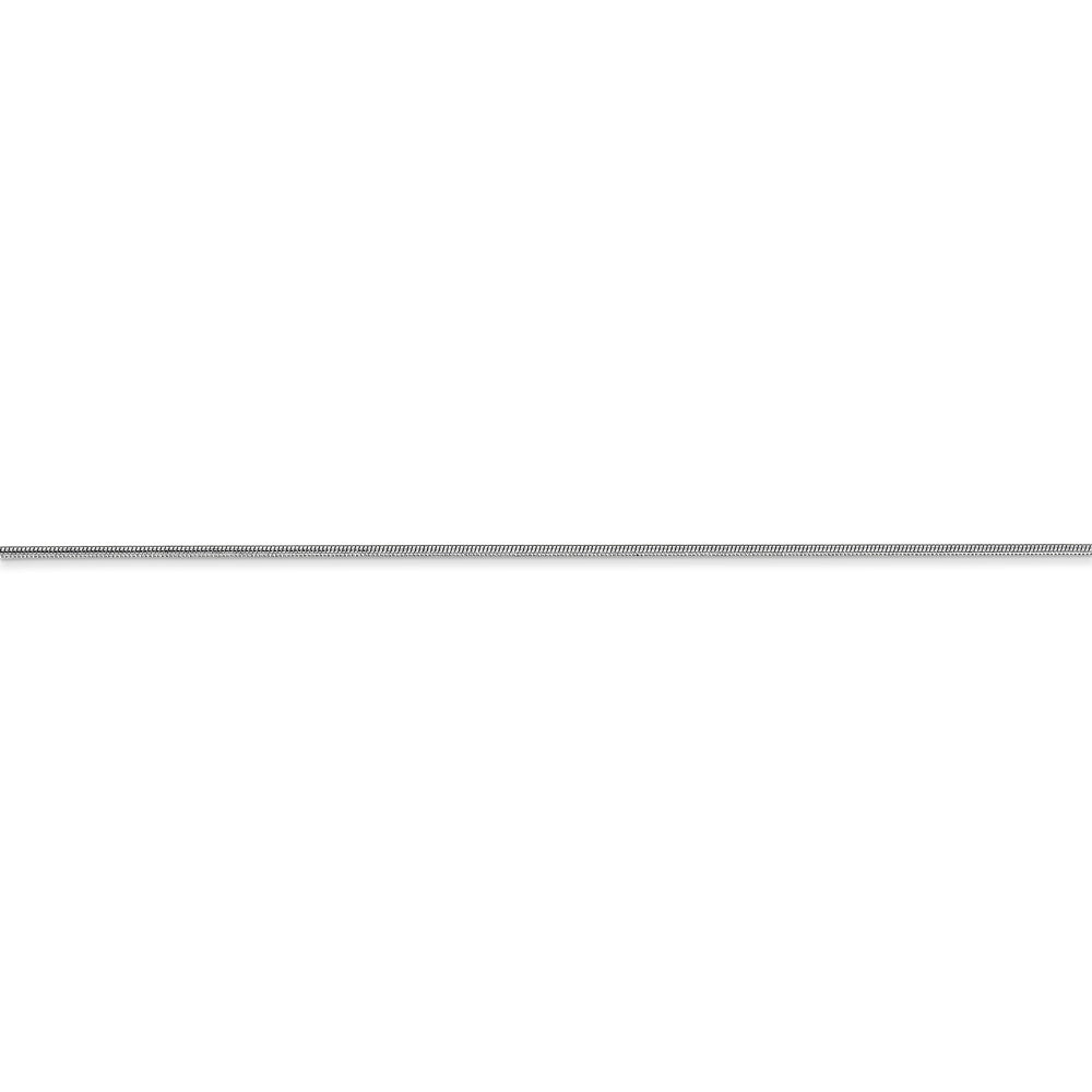 14k WG 0.8mm Round Snake Chain