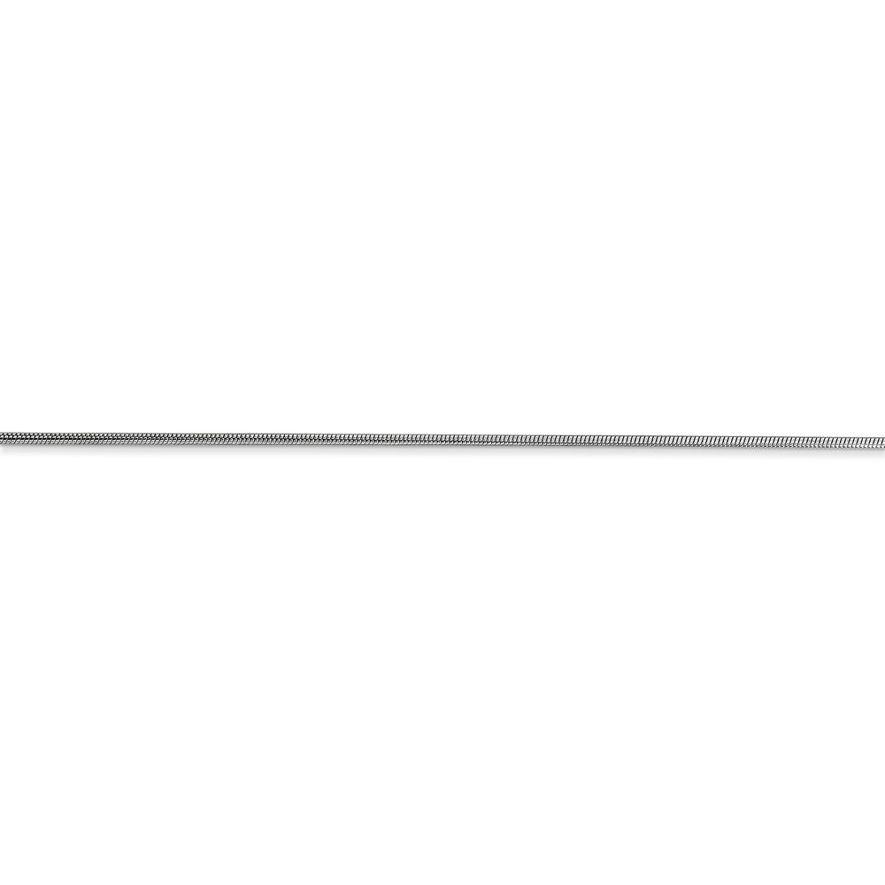 14k WG 0.9mm Round Snake Chain