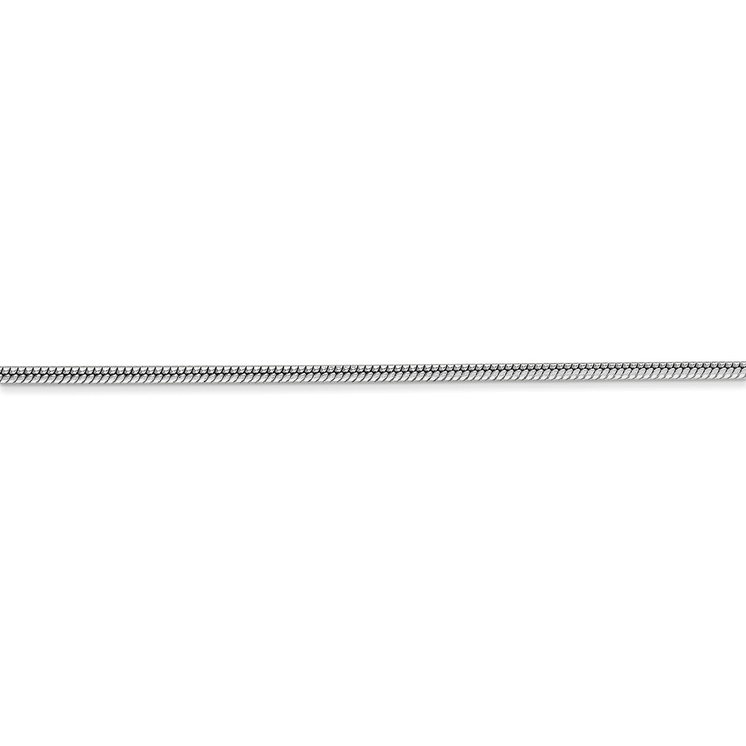Cadena de serpiente redonda de 14 k WG de 1,6 mm