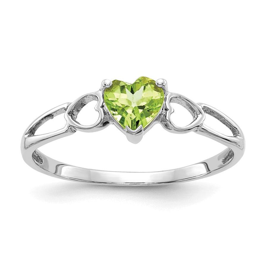 Anillo de Peridoto - Piedra de Nacimiento en Oro de 14k