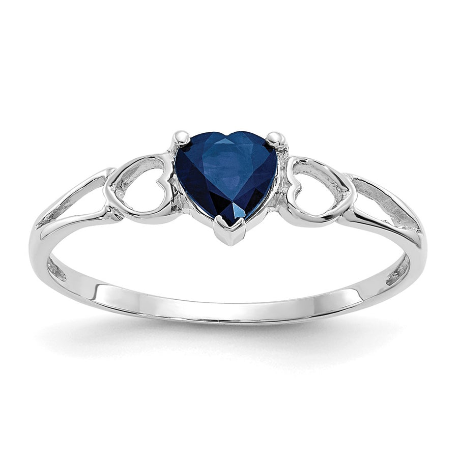 Anillo de Piedra de Nacimiento de Zafiro de Oro de 14k