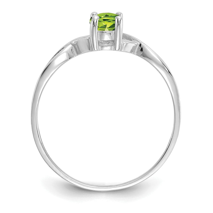 Anillo de Peridoto - Piedra de Nacimiento en Oro de 14k
