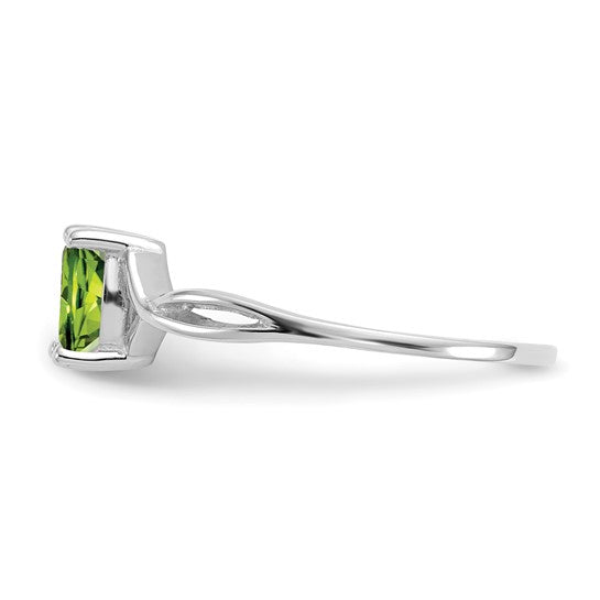 Anillo de Peridoto - Piedra de Nacimiento en Oro de 14k