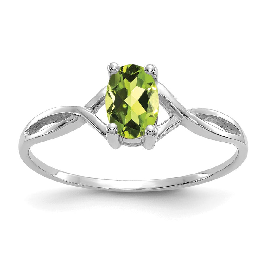 Anillo de Peridoto - Piedra de Nacimiento en Oro de 14k