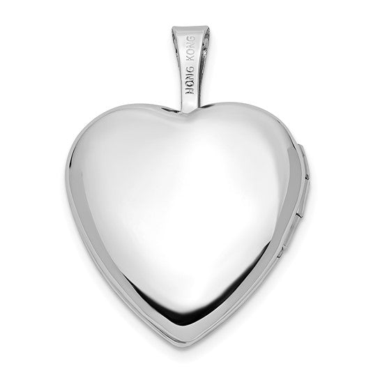 14k Gold 16mm Double Heart Locket