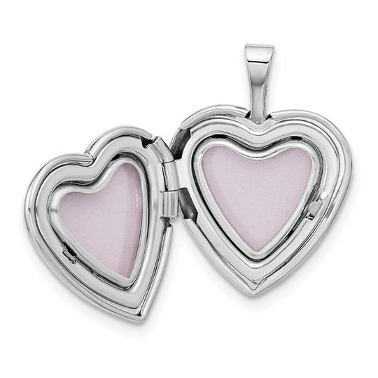14k Gold 16mm Double Heart Locket