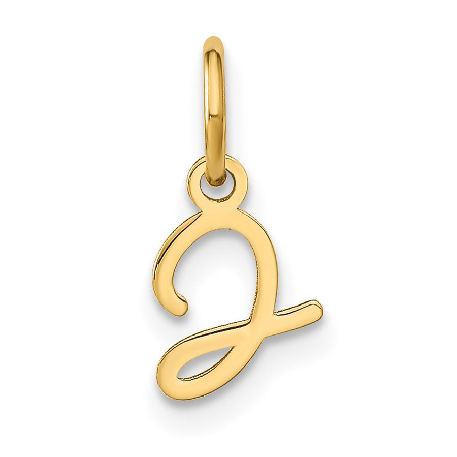 Dije con Inicial "j" Minúscula en Oro Blanco de 14K con Diamante
