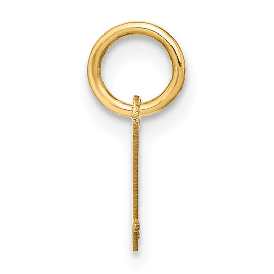 Dije Inicial Letra “L” Mayúscula en Oro Amarillo de 14K