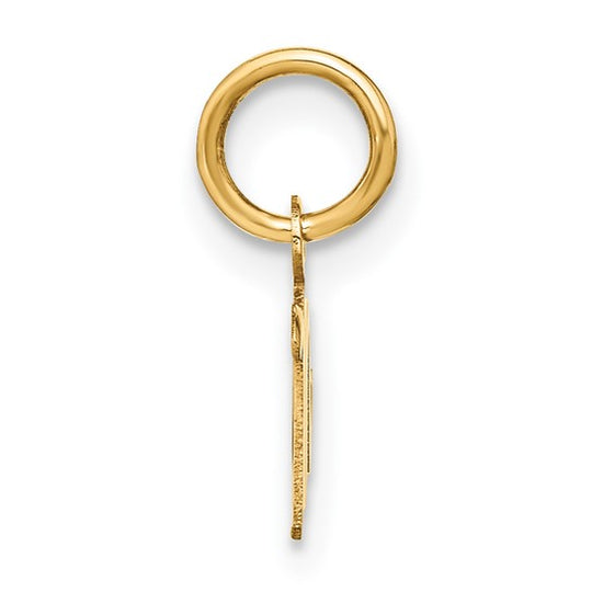 Dije con Letra “M” Mayúscula en Oro Amarillo de 14K