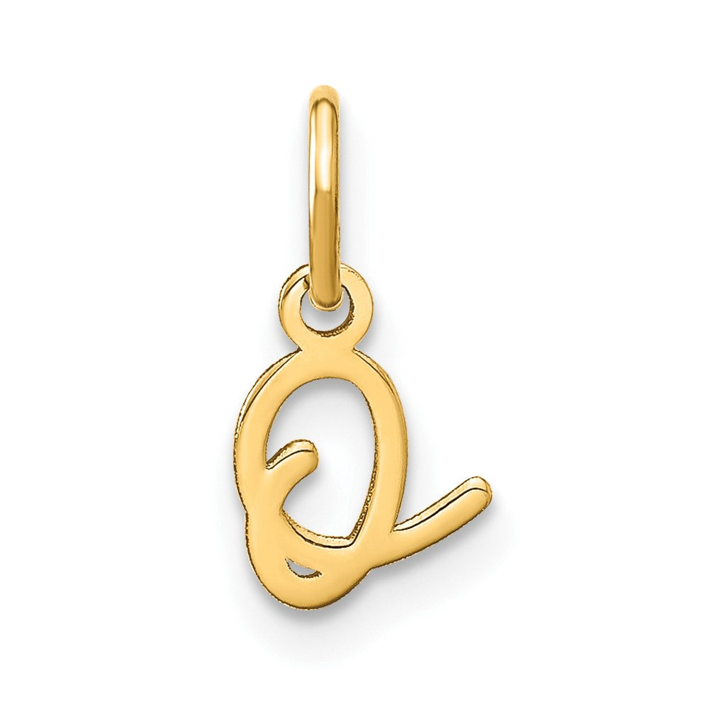 Dije Inicial Letra "O" Mayúscula en Oro Amarillo de 14K