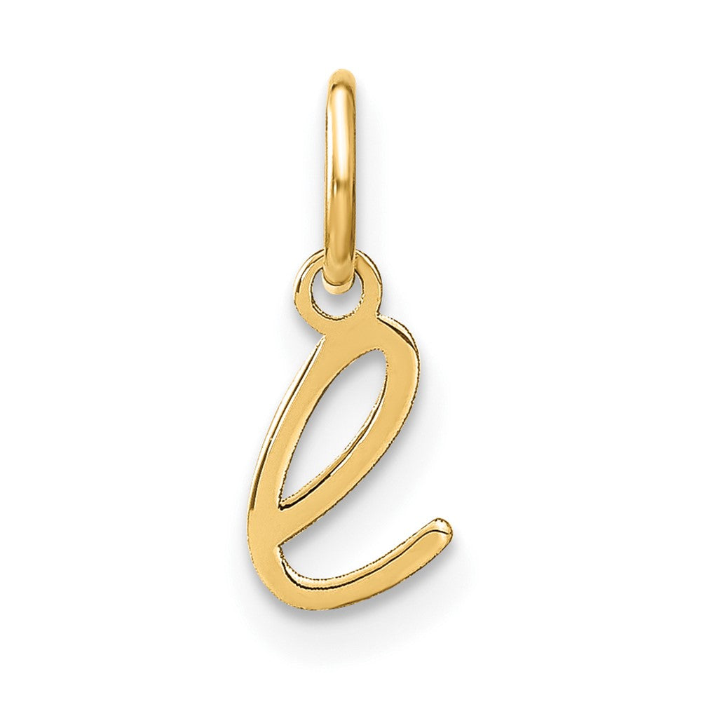 Dije Inicial Letra “L” Minúscula en Oro Amarillo de 14K