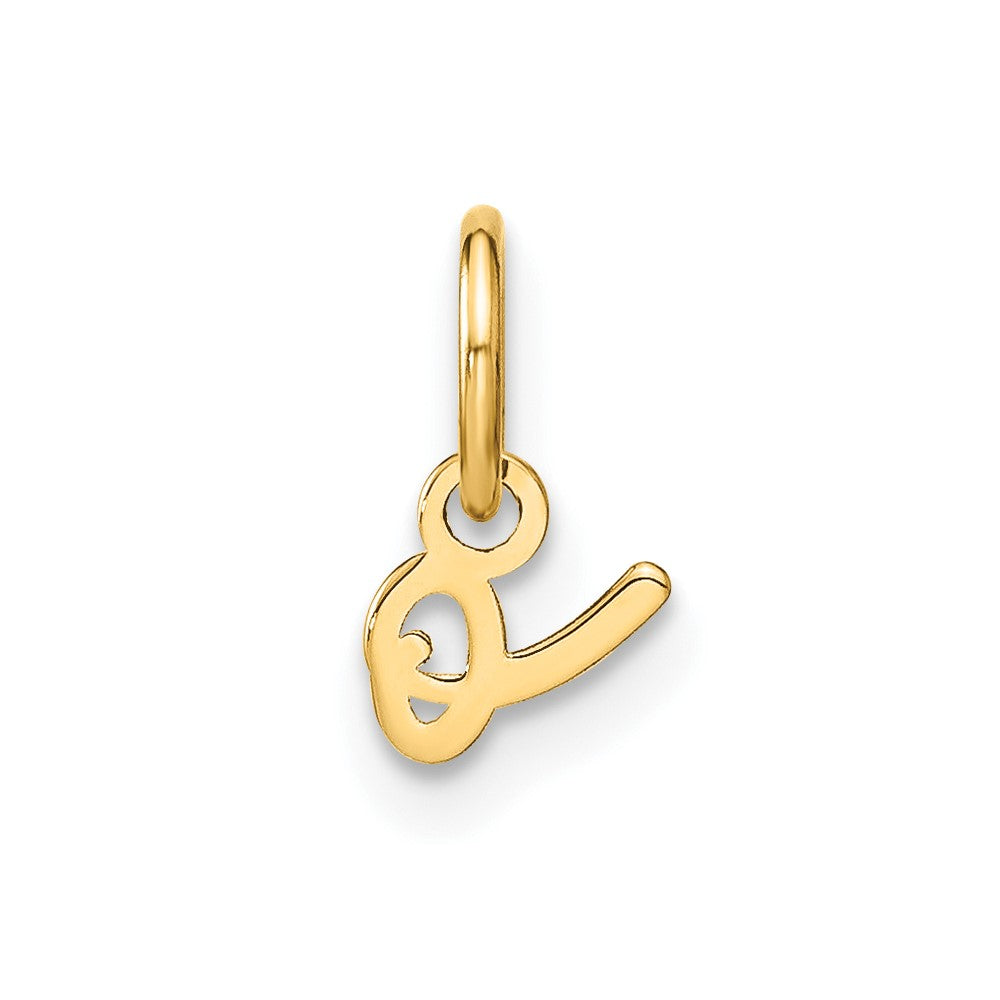 Dije Inicial Letra "o" Minúscula en Oro Amarillo 14K
